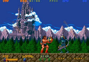 une photo d'Ã©cran de Rastan Saga 2 sur Arcade